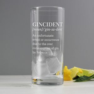 Personalised Glass for Gin