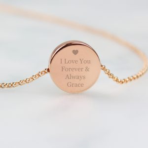 Heart Rose Gold Necklace